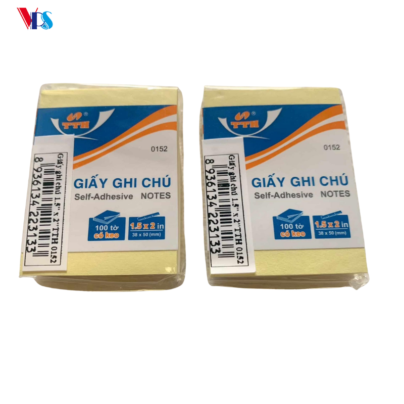 Giấy Ghi Chú 1.5 x 2 TTH