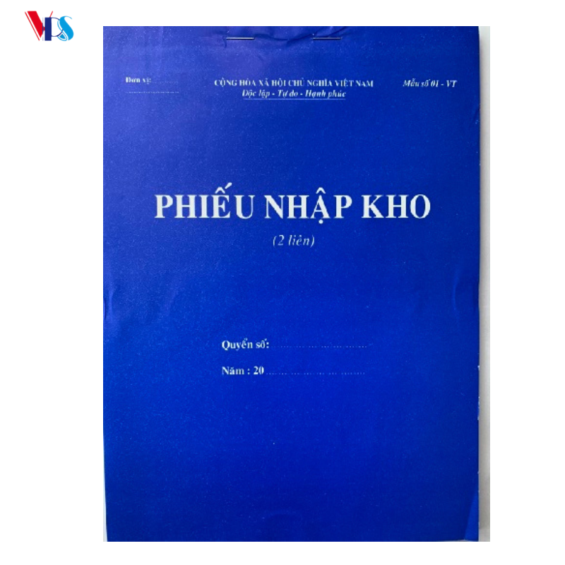 Phiếu nhập - xuất kho 2 liên A4