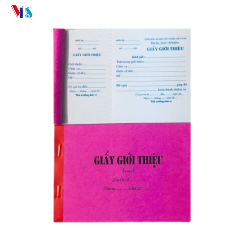 Giấy giới thiệu (52 tờ)